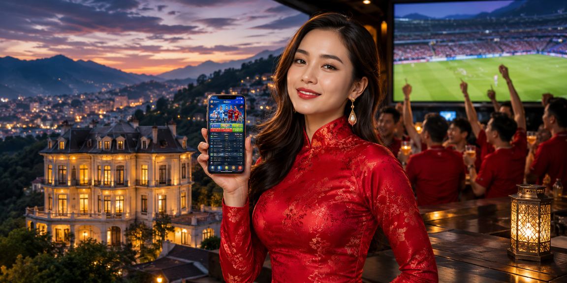 Người chơi xem bảng sự kiện esports bằng giao diện tiếng Việt trên màn hình rộng