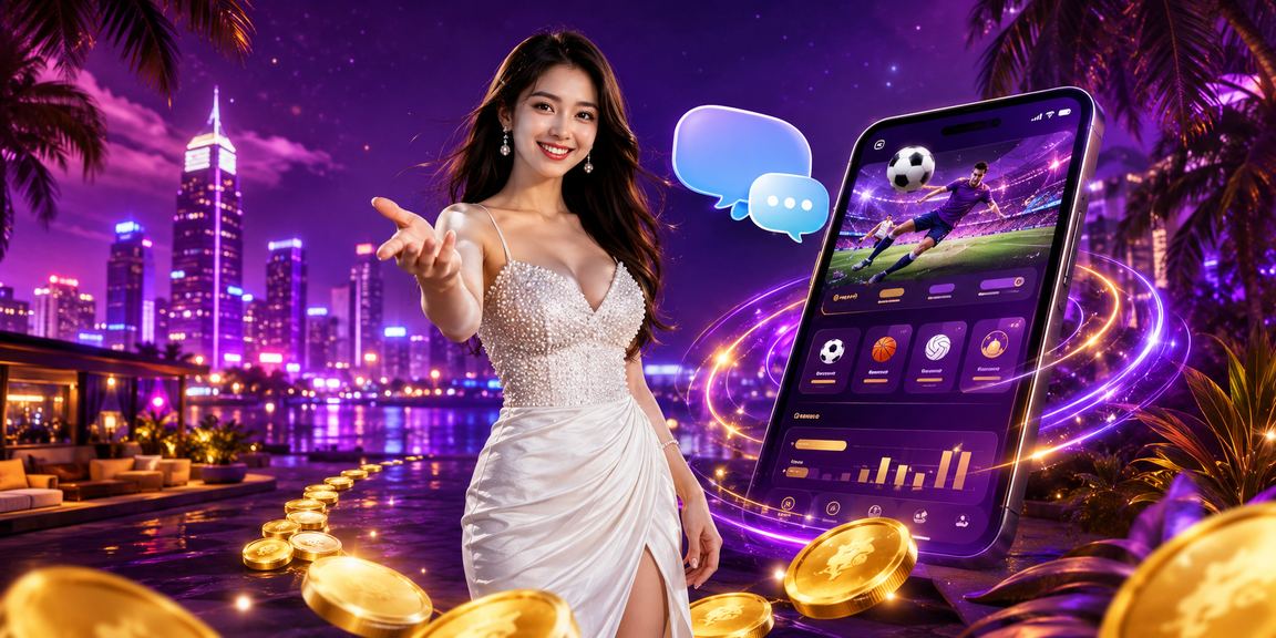 Không khí cá cược thể thao tại Thành phố Hồ Chí Minh trên màn hình neon