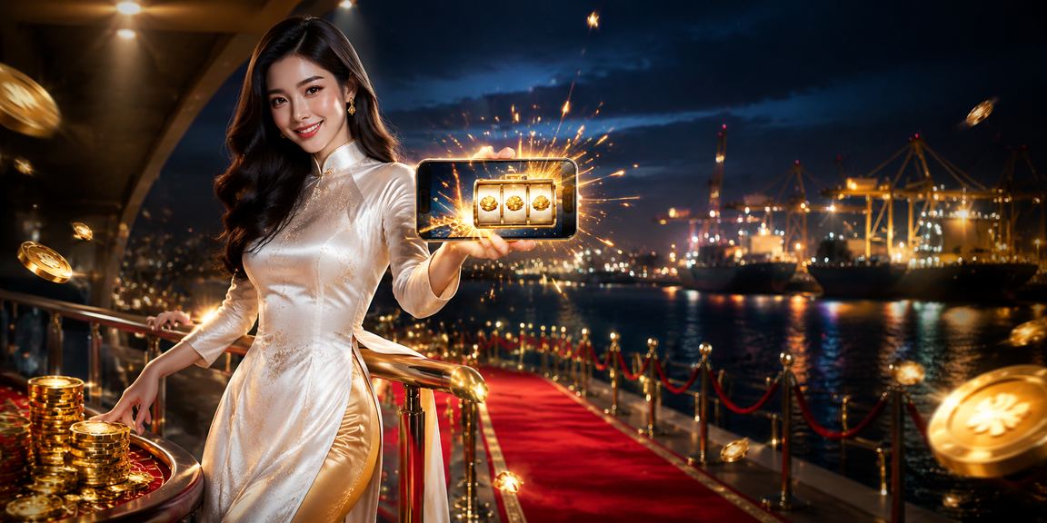 Màn hình giải trí Việt Nam hiển thị khu vực giải thưởng và điều kiện trò chơi